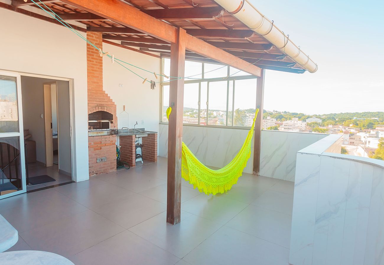 Apartamento en Guarapari - Duplex com Churrasqueira, Wi-Fi e Garagem