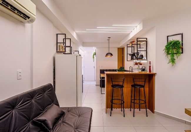 Apartamento en Rio de Janeiro - Studio completo c/ Wi-Fi e varanda no Centro