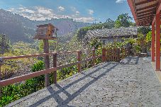 Casa en Anitápolis - Casa de campo c/ lareira, jogos e piscina aquecida