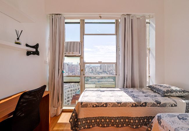 Apartamento en Rio de Janeiro - Apto pet-friendly com garagem e vista de Botafogo