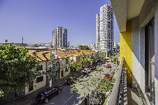 Apartamento en São Paulo - Loft com smart lock e varanda no Bresser