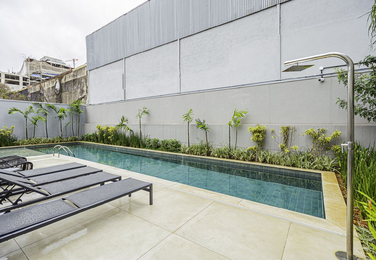 Apartamento en São Paulo - Loft com Academia e Piscina em Indianópolis 