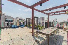 Apartamento en São Paulo - Loft a 10min do metrô com academia na Vila Mariana