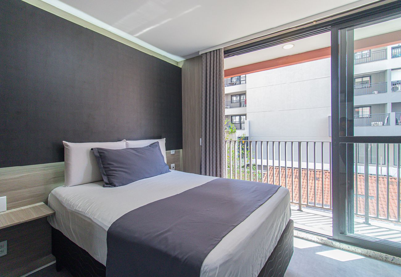 Apartamento en São Paulo - Loft a 10min do metrô c Academia - Vila Mariana