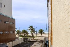 Apartamento en Praia Grande - Apto Beira-mar c/ Vista Lateral e Garagem