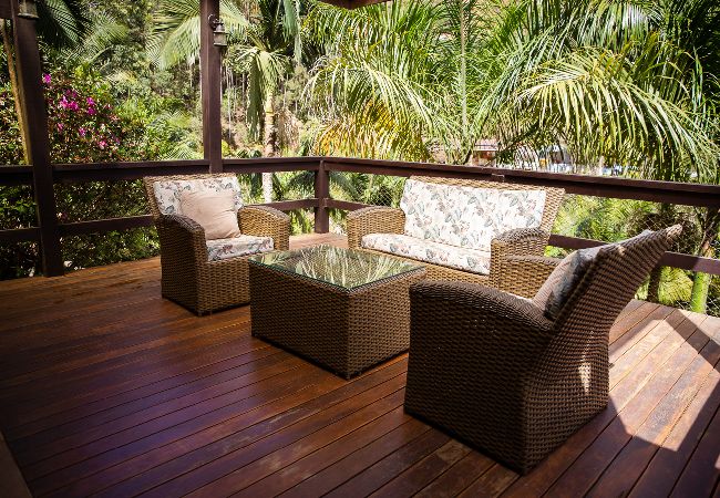 Chalet en Marechal Floriano - Chalé com Deck e Churrasqueira nas Montanhas