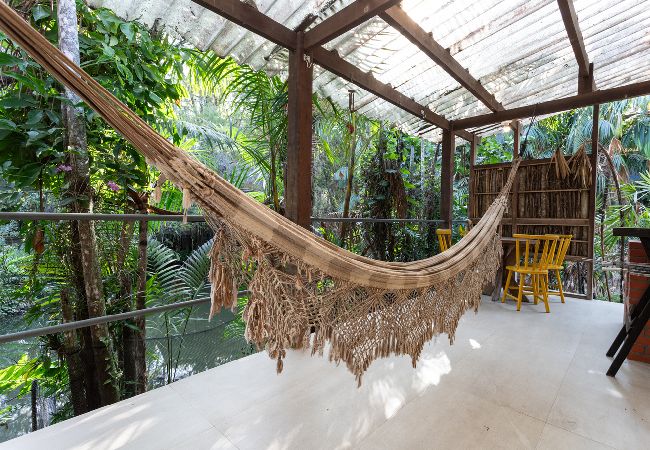 Casa en Rio de Janeiro - Casa de Campo c Lareira Externa, Rede e Lago