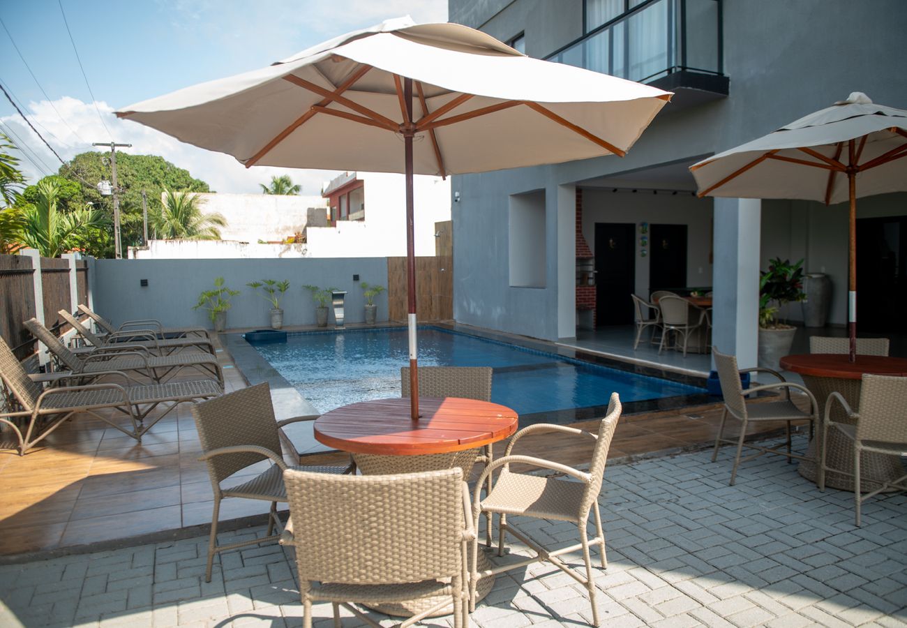 Apartamento en Japaratinga - Apto Pet Friendly com Piscina a 100m da Orla