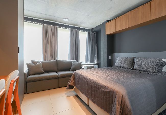 Apartamento en São Paulo - Flat moderno perto do metrô e do Parque Ibirapuera
