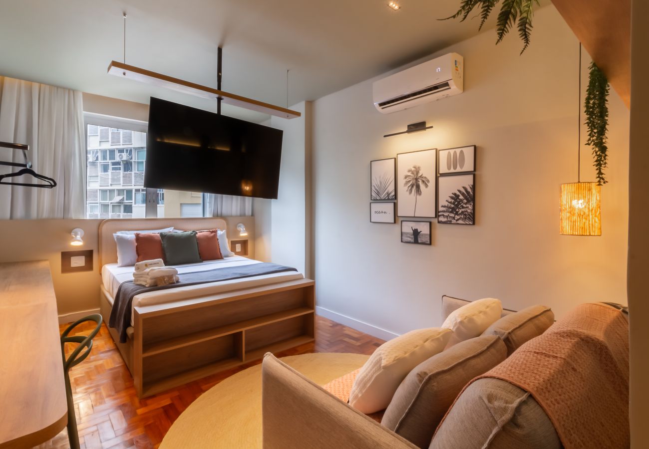 Estudio en Rio de Janeiro - A 3 minutos de la playa de Copacabana | NSC505