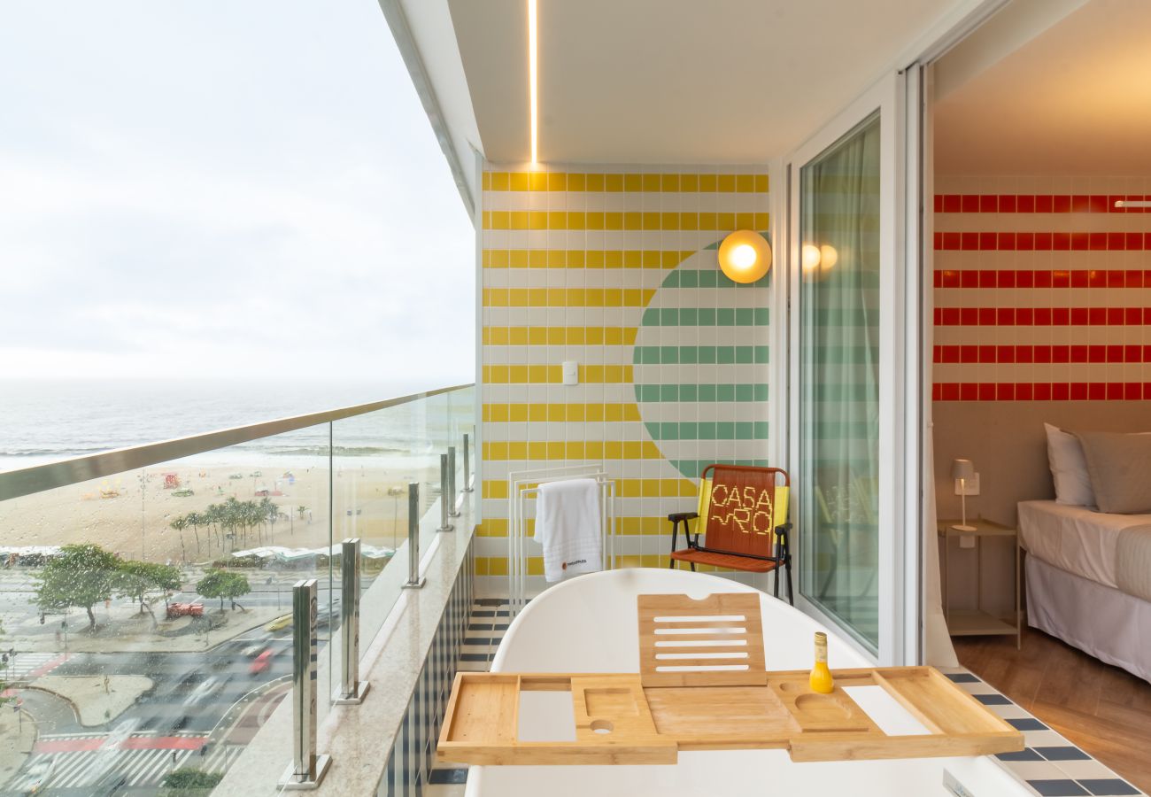 Apartamento en Rio de Janeiro - Vista al Mar y Balc&amp;oacute;n con Ba&amp;ntilde;era | Q17