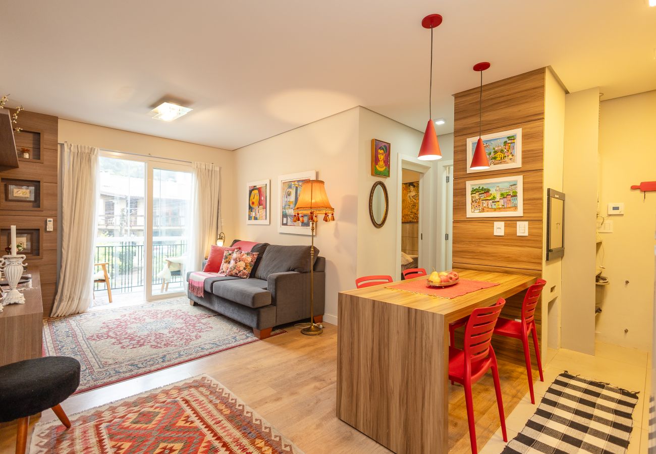 Apartamento en Gramado - NOVO! Casa de Laura, loft a 400m da R Coberta!