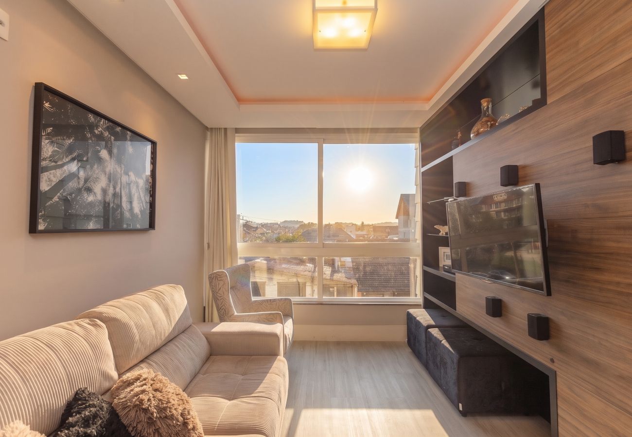 Apartamento en Gramado - NOVO! Ap 2Q com suite a 300m da R Coberta!