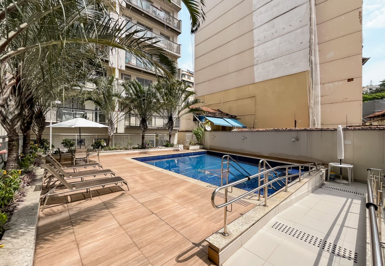 Apartamento en Rio de Janeiro - Apto 1 dormitorio con piscina y gym en Centro - RZ513